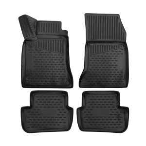 Mercedes GLA Class Floor Mats - Omac - Rubber TPE 4 Pcs - Black - 2020